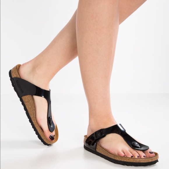 Birkenstock Betula Gizeh Patent Leather 